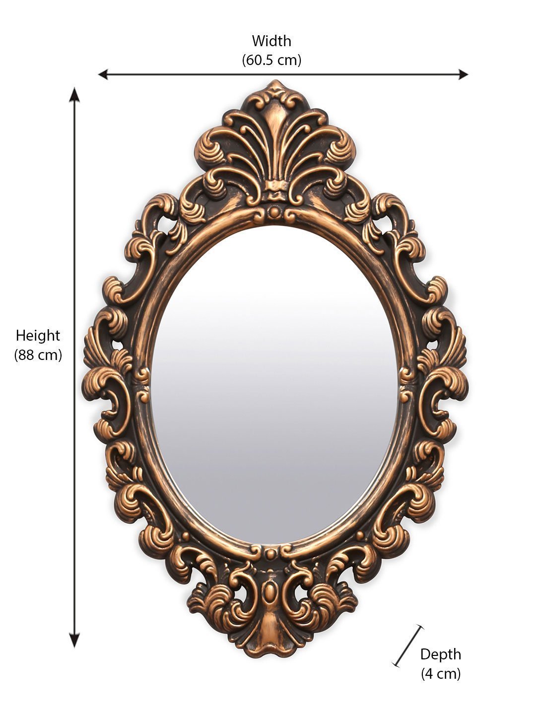Oval Mughal Mirror