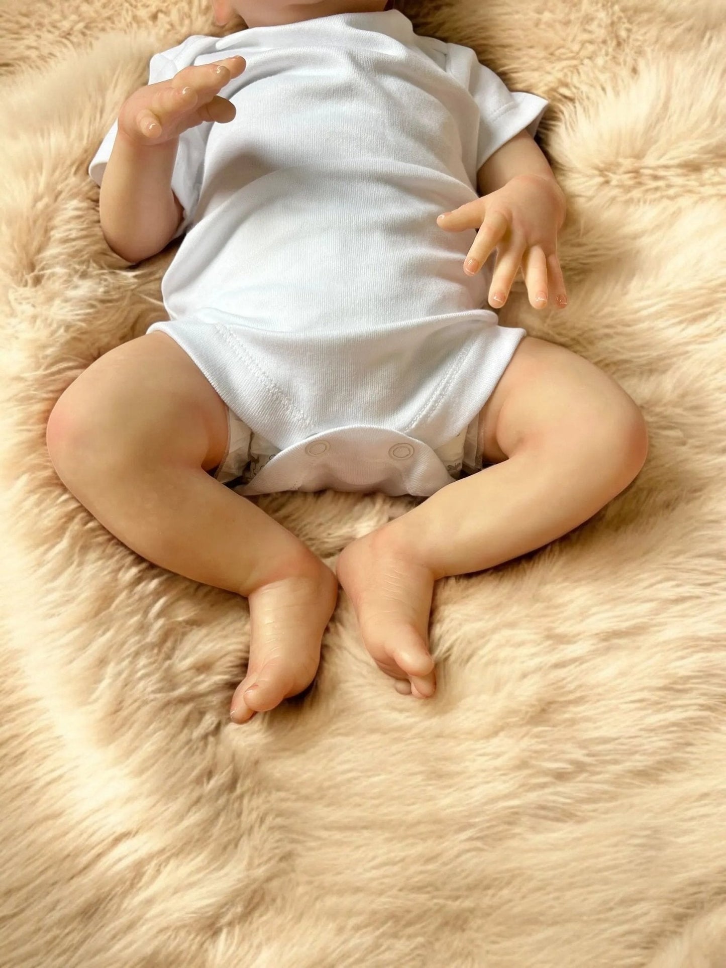 Grace – Open Eyed Reborn Baby Doll | Realistic Newborn Girl – Crafted with Care in the UK