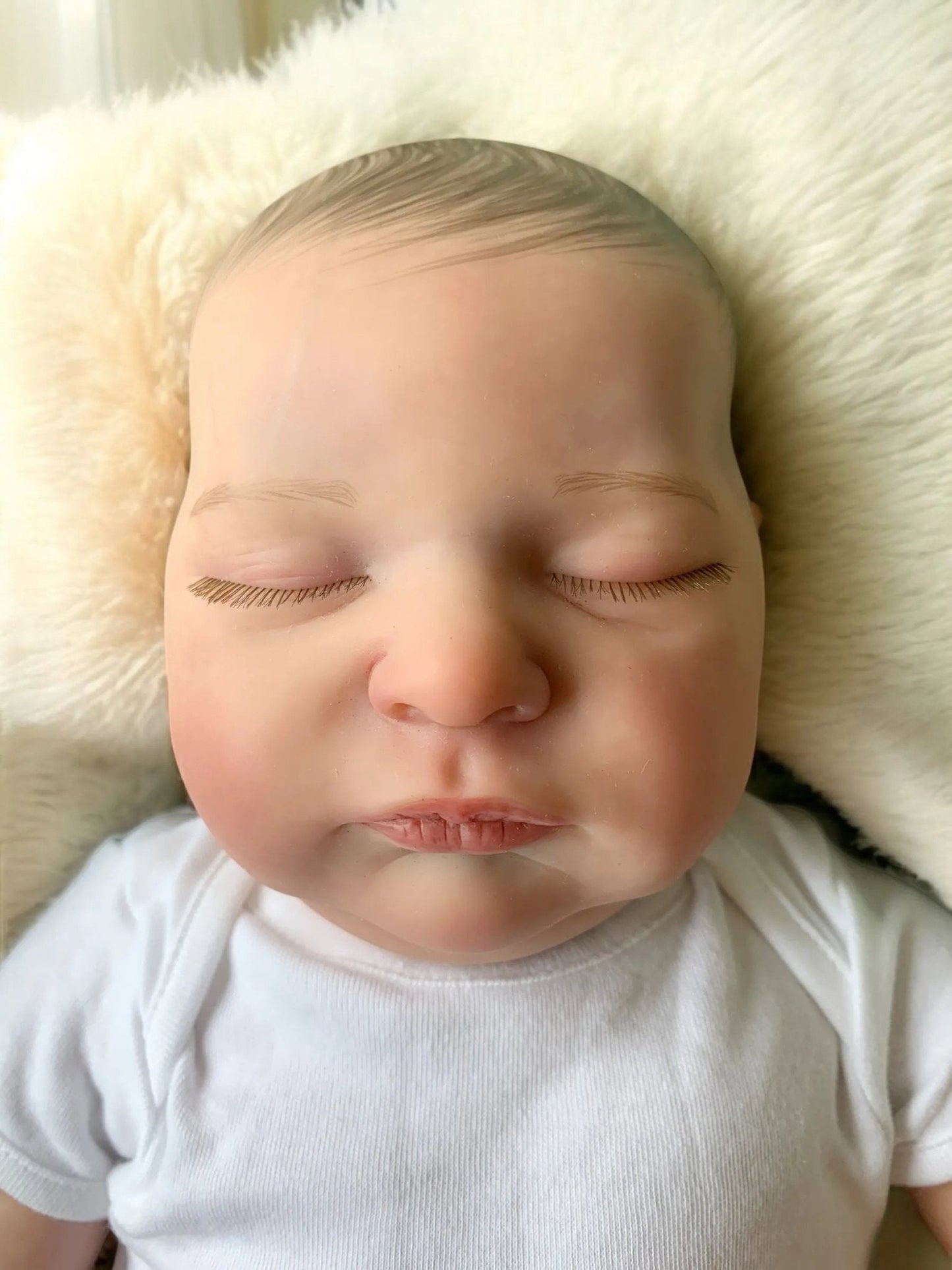 Liam – Closed Eyed Reborn Baby Doll | Realistic Newborn Boy – Crafted with Care in the UK