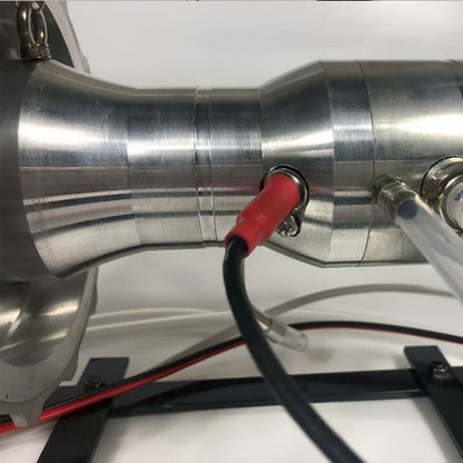 Miniature Turbofan Engine Model Precision-Crafted Removable and Maintainable Jet Engine with Liquid Gas Combustion