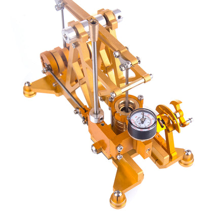 ENJOMOR Watt Steam Engine Reactor Model Steam Pump with Boiler Generator Scientific Educational Toys for Desktop Decor
