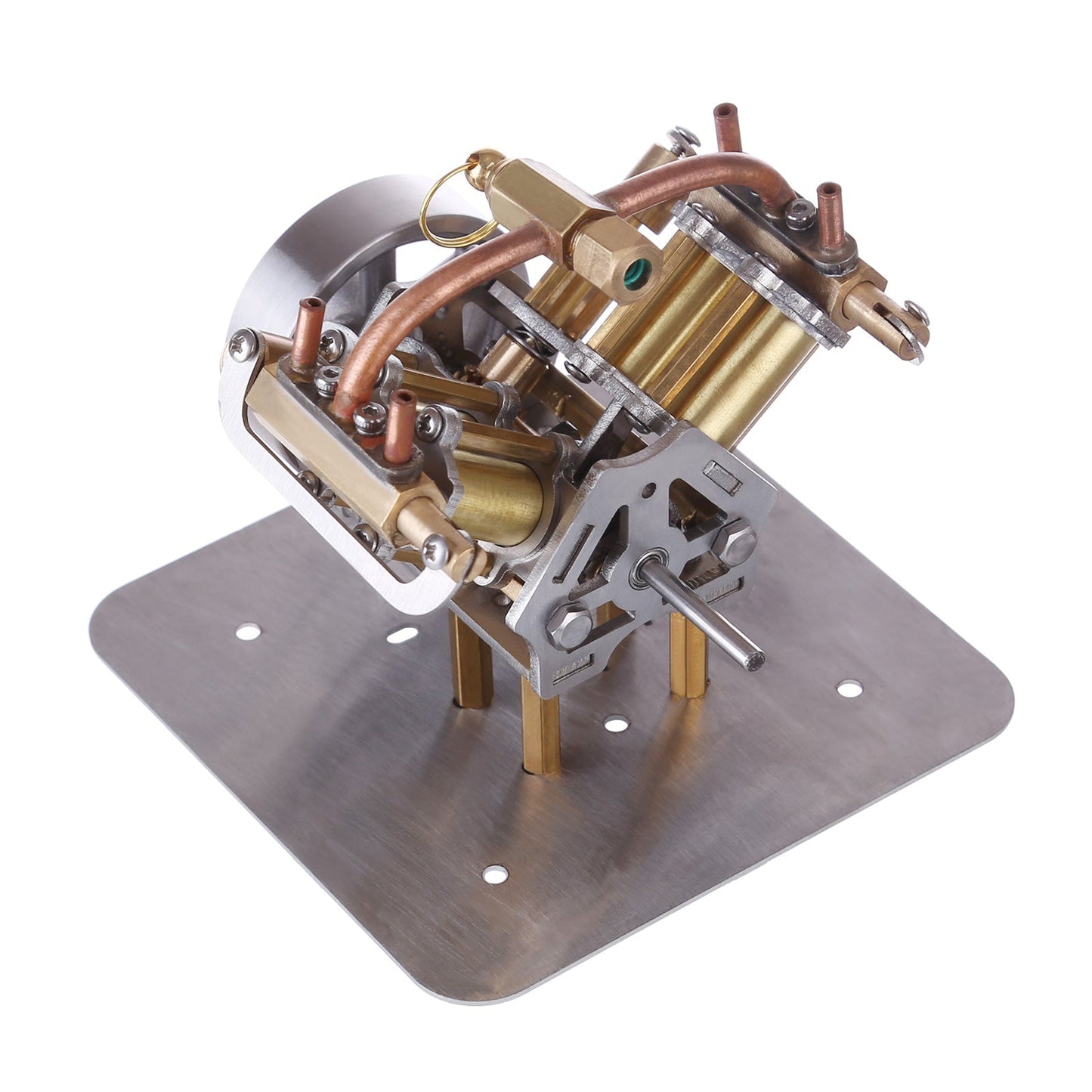 Mini V4 Steam Engine Miniature Steam Engine Model without Boiler