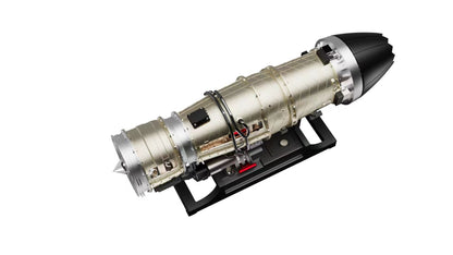Turbofan Engine Model Kit that Works - Build Your Own Turbofan Engine - TECHING 1/10 Full Metal Electric Turbojet Engine Small Bypass Ratio Twin Rotor Aircraft Model DM135 600+Pcs