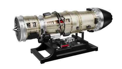 Turbofan Engine Model Kit that Works - Build Your Own Turbofan Engine - TECHING 1/10 Full Metal Electric Turbojet Engine Small Bypass Ratio Twin Rotor Aircraft Model DM135 600+Pcs
