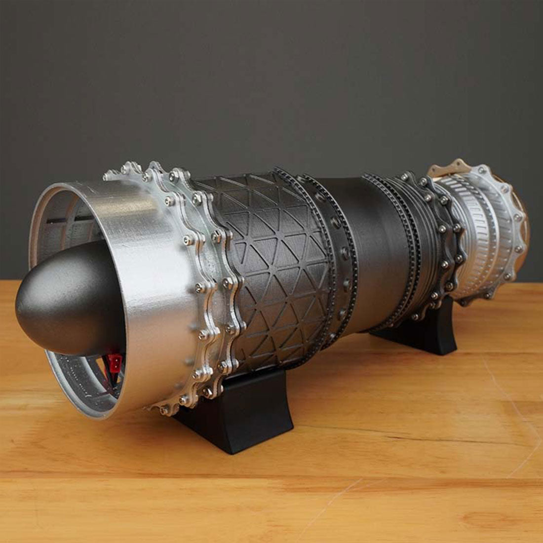 SKYMECH 1/20 Turbofan Engine Model Kit - Build Your Own Turbofan Engine that Works - WS-15 DIY Turbofan Frighter Engine 150+Pcs