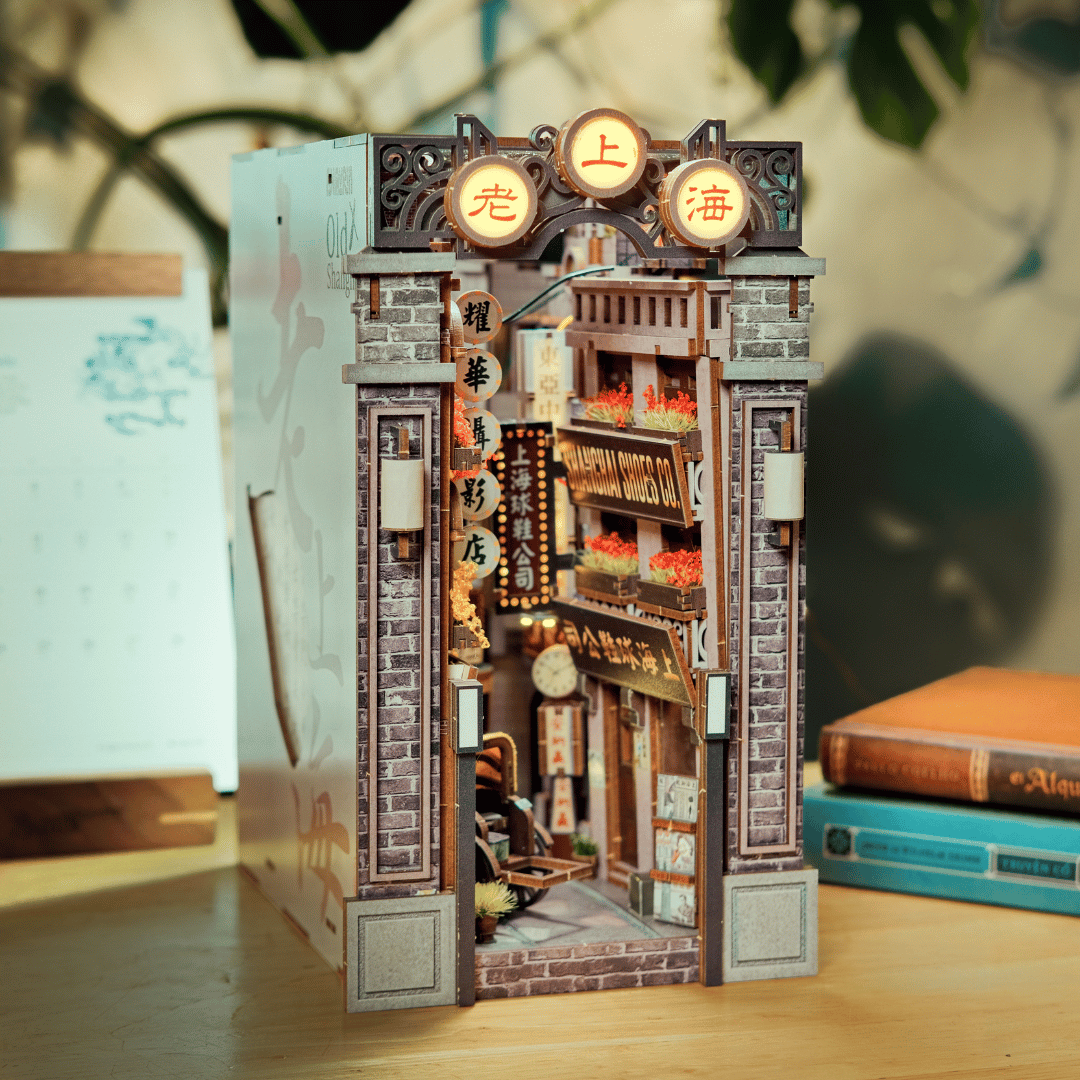 Old Shanghai Book Nook Kit | Christmas Holiday Exclusive