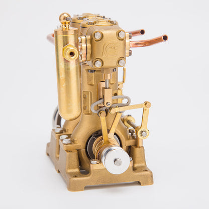 RW-L2 Retro Mini Inline Double Cylinder Steam Engine Model for 70-130cm Steamship