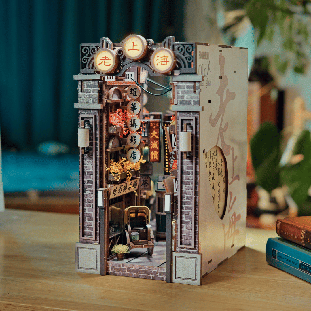 Old Shanghai Book Nook Kit | Christmas Holiday Exclusive
