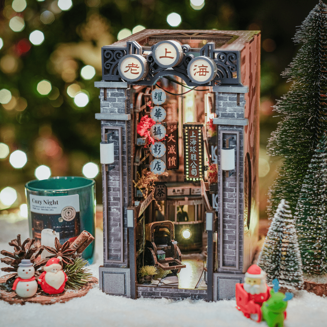 Old Shanghai Book Nook Kit | Christmas Holiday Exclusive