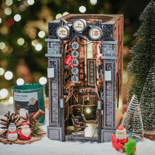 Old Shanghai Book Nook Kit | Christmas Holiday Exclusive