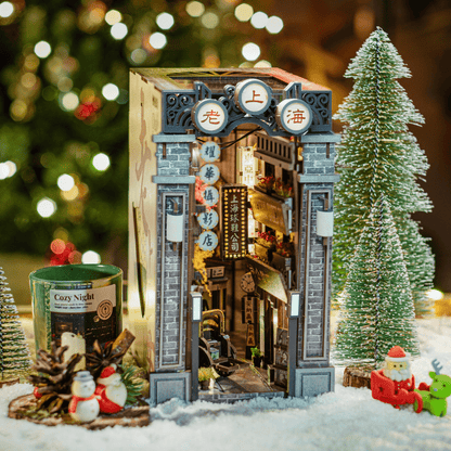 Old Shanghai Book Nook Kit | Christmas Holiday Exclusive