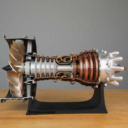 SKYMECH Trent 900 Aircraft Engine Model Kit - Build Your Own Jet Engine - 1: 20 Scale Turbofan Engine Mechanical Science STEM Toy