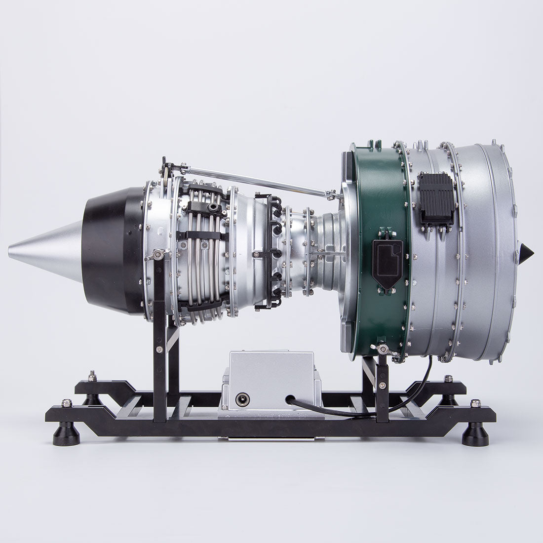 Turbofan Engine Model Kit that Works - Build Your Own Turbofan Engine - TECHING 1/10 Full Metal Dual-Spool Turbofan Engine Aircraft Jet Engine Model 1000+Pcs