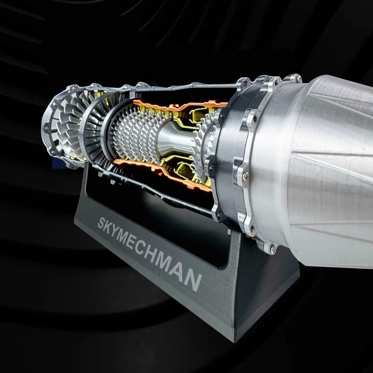 SKYMECHMAN 1/18 WS-15 Turbofan Engine Model Kit-Build Your Own Turbofan Engine that Works