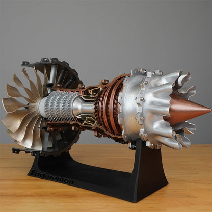 SKYMECH Trent 900 Aircraft Engine Model Kit - Build Your Own Jet Engine - 1: 20 Scale Turbofan Engine Mechanical Science STEM Toy