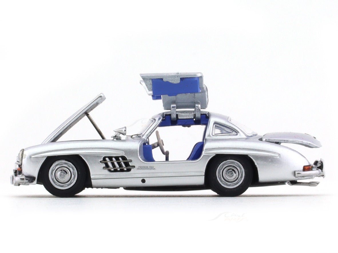 1955 Mercedes-Benz 300SL silver 1:64 Briscale diecast scale model collectible