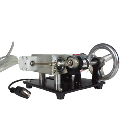Mini Single Cylinder Horizontal Steam Engine Generator Model DIY Kit Set