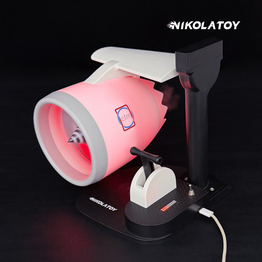 Dsektop JetFan - Equipped with wireless charging and humidifier