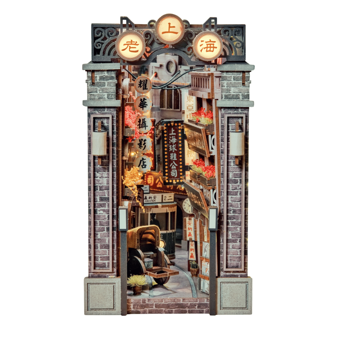 Old Shanghai Book Nook Kit | Christmas Holiday Exclusive