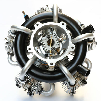 NGH GF150R5 150cc Radial Engine Five-cylinder Four-stroke Air-cooled Gasoline Engine Model for Fixed-Wing RC Airplanes