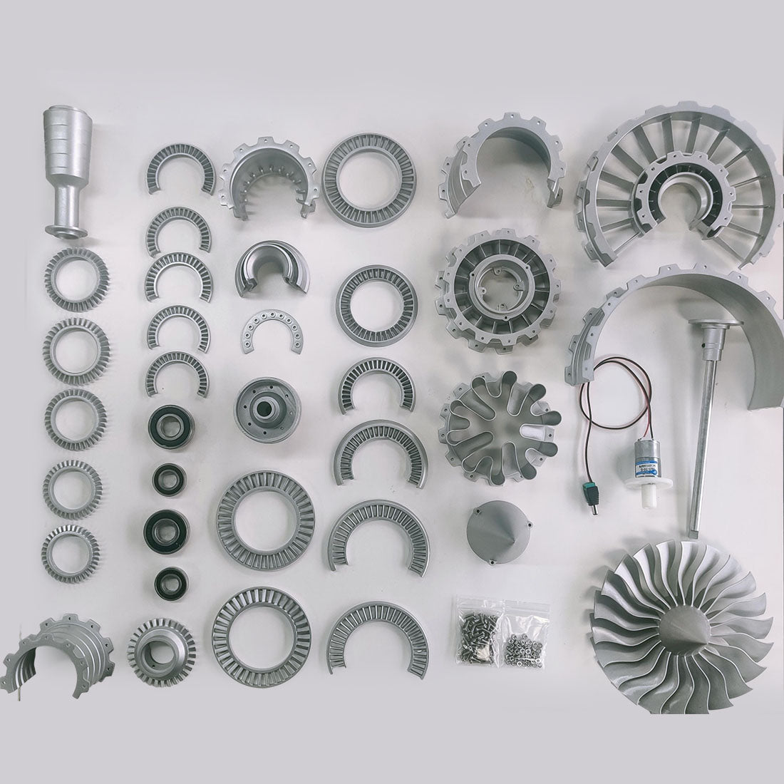 SKYMECH TRENT 900 Turbofan Engine Model Kit - Build Your Own Jet Engine that Works - Working Aircraft Engine Model Educational Toy
