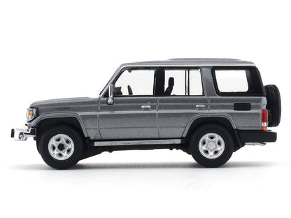 2001 Toyota Land Cruiser 70 ZX grey 1:64 Hobby Japan diecast scale model collectible