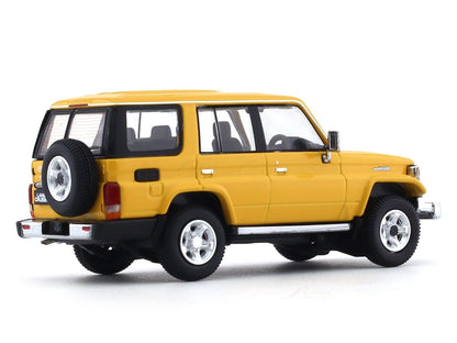 2001 Toyota Land Cruiser 70 ZX yellow 1:64 Hobby Japan diecast scale model collectible