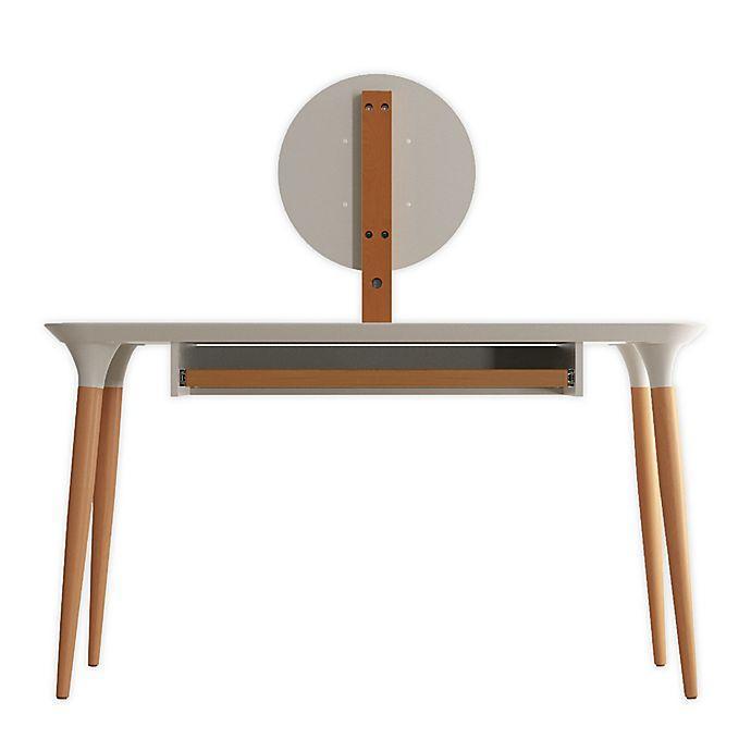 HomeDock 2-Piece Kari Vanity Set in White/Beige