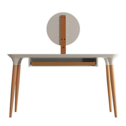 HomeDock 2-Piece Kari Vanity Set in White/Beige