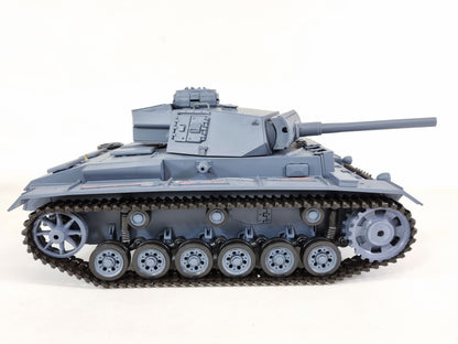 LONG Panzer Stug III Radio Remote Control tank 1/16 Smoke Sound Recoil UK