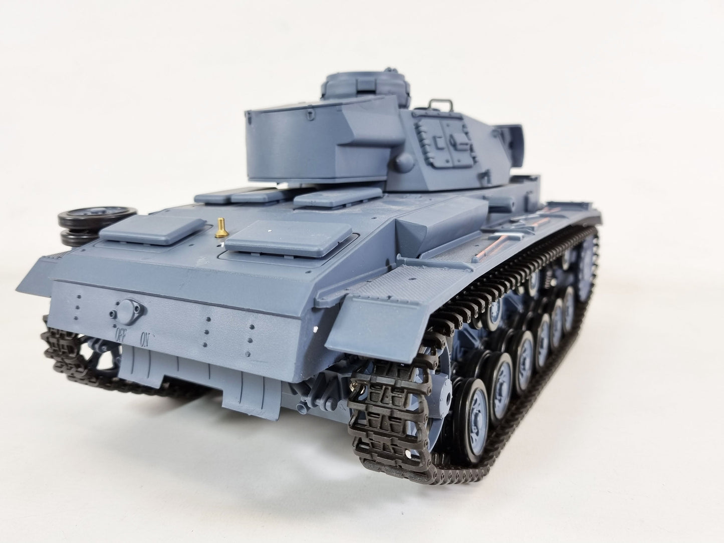 LONG Panzer Stug III Radio Remote Control tank 1/16 Smoke Sound Recoil UK