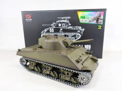 RC BB Tank 1:16 heng long VERSION 7 Sherman PRO Metal 2.4G radio remote controlled tank 1/16 BB & IR UK