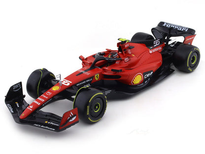 2023 Ferrari SF-23 #55 Carlos Sainz Jr. 1:18 Bburago & Coffee mug Scale Model car collectible