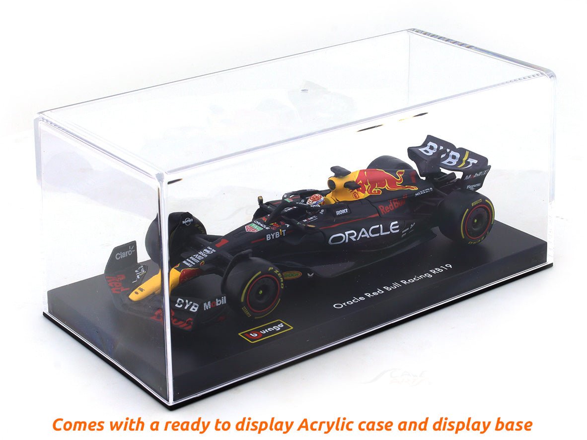 2023 Red Bull Racing RB19 #1 Max Verstappen 1:43 Bburago scale model car collectible