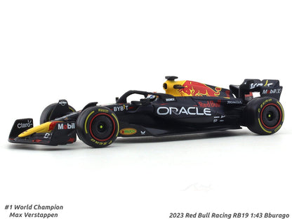 2023 Red Bull Racing RB19 #1 Max Verstappen 1:43 Bburago & coffee mug scale model car collectible