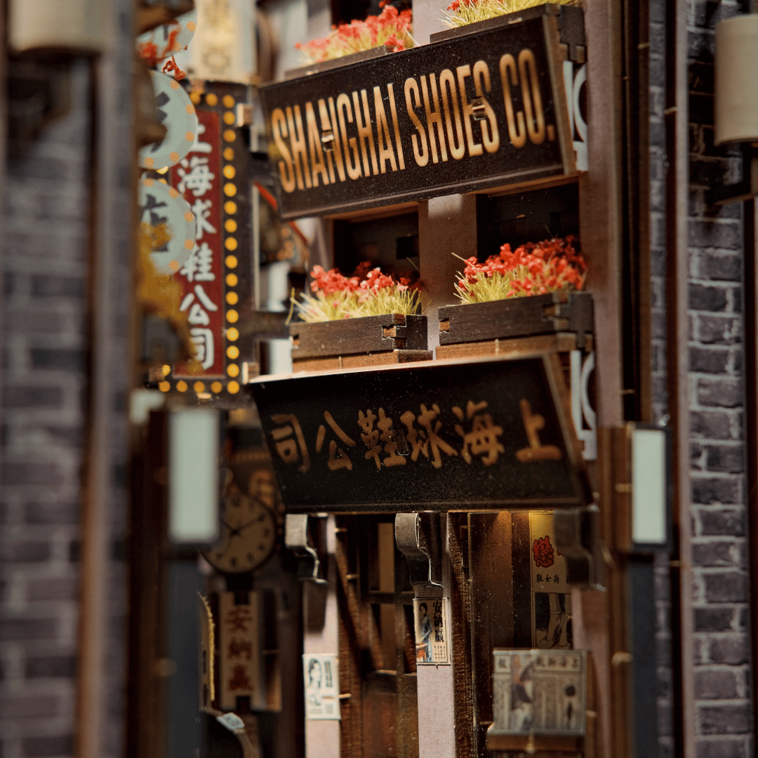 Old Shanghai Book Nook Kit | Christmas Holiday Exclusive
