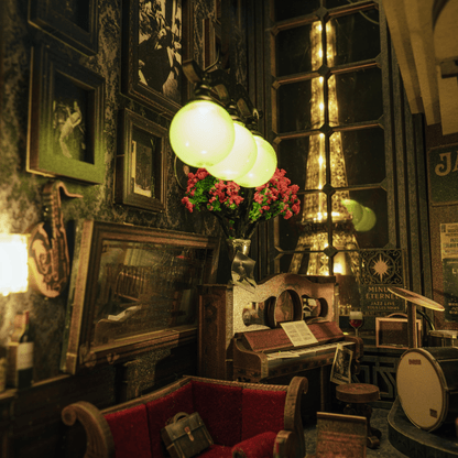 Eternal Midnight Paris Book Nook Kit | Christmas Collector’s Edition