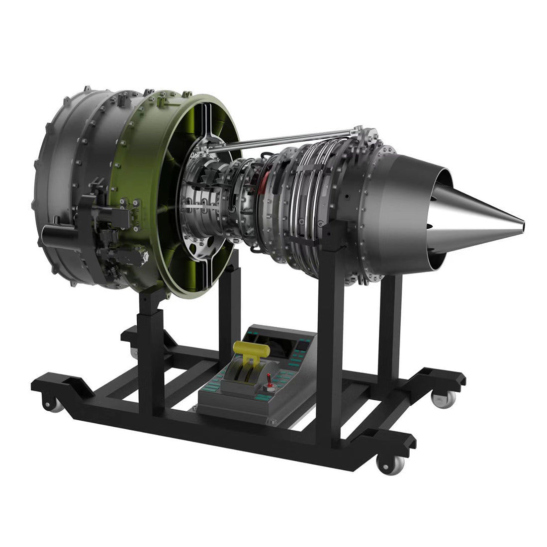 Turbofan Engine Model Kit that Works - Build Your Own Turbofan Engine - TECHING 1/10 Full Metal Dual-Spool Turbofan Engine Aircraft Jet Engine Model 1000+Pcs