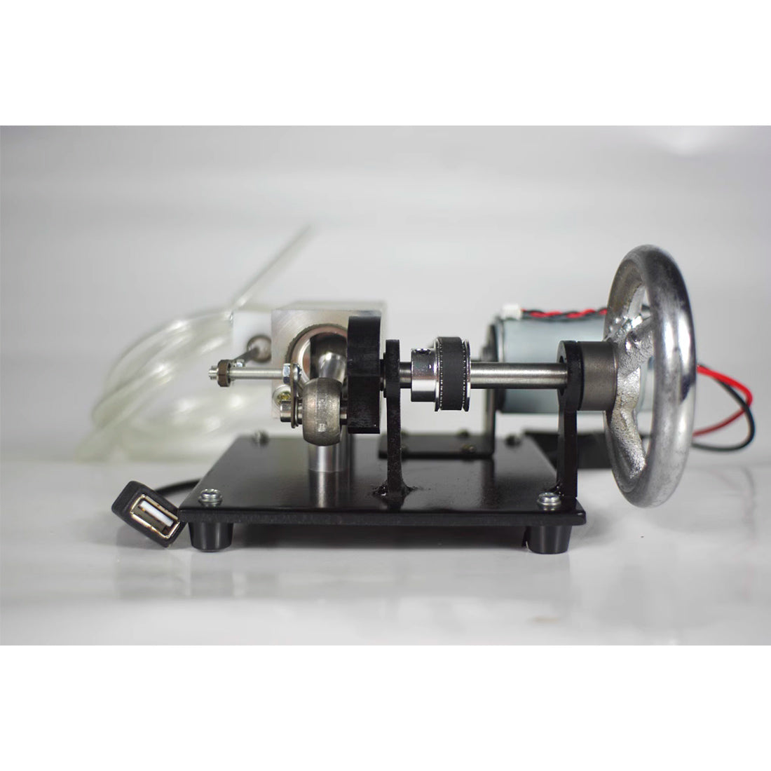 Mini Single Cylinder Horizontal Steam Engine Generator Model DIY Kit Set