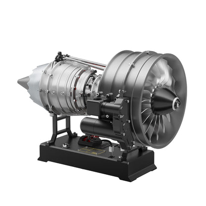 Turbofan Engine Model Kit that Works - Build Your Own Turbofan Engine - TECHING 1/12 Full Metal Dual-Spool Turbofan Engine Model Kit 300+PCS