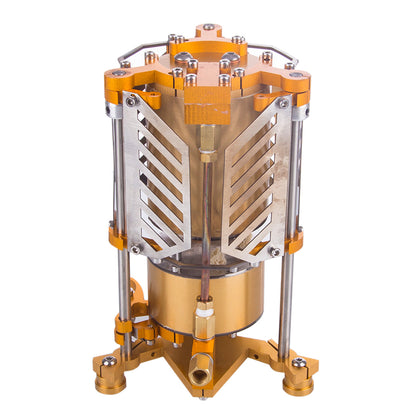 ENJOMOR Watt Steam Engine Reactor Model Steam Pump with Boiler Generator Scientific Educational Toys for Desktop Decor