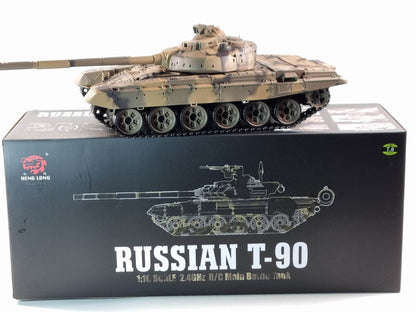 Heng Long 1:16 RC Tank "Russian T90" Smoke Sound BB IR 2.4G Version 7