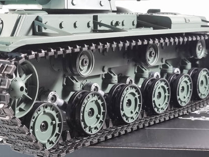 Heng Long rc tank 1/16 Metal Suspension Arms Radio remote control Russian KV1 Battle Tank 7.0 V UK 2.4G Panzer Model