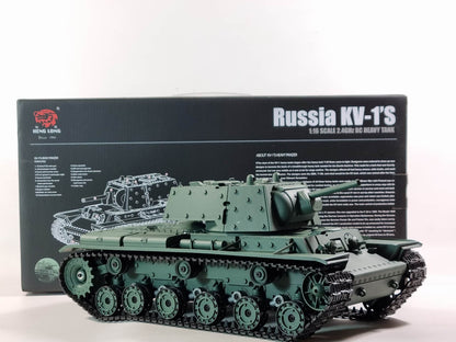 Heng Long rc tank 1/16 Metal Suspension Arms Radio remote control Russian KV1 Battle Tank 7.0 V UK 2.4G Panzer Model