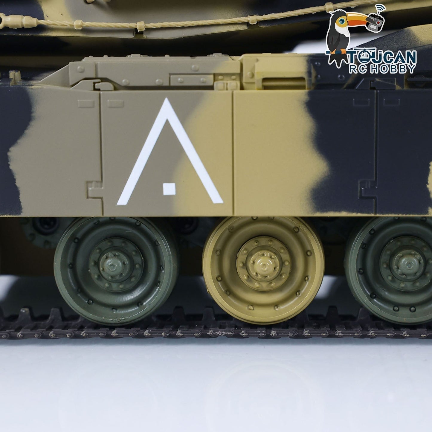 Heng Long 1/24 RC Tank Abrams M1A2 3816-2 2.4G Remote Control Battle Vehicle Panzer Simulation Model Painted Assembled