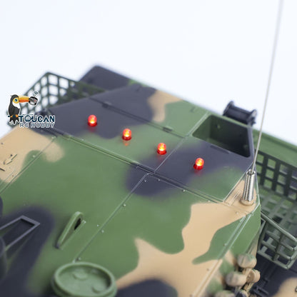 HengLong 3809 2.4GHz 1/24 RC Tank Leopard 2 A5 Remote Control Battle Tank Model BB Infrared Battle Spray Water Battery Radio