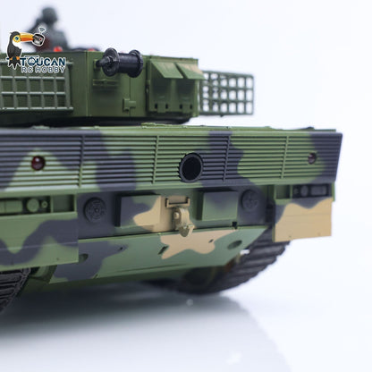 HengLong 3809 2.4GHz 1/24 RC Tank Leopard 2 A5 Remote Control Battle Tank Model BB Infrared Battle Spray Water Battery Radio
