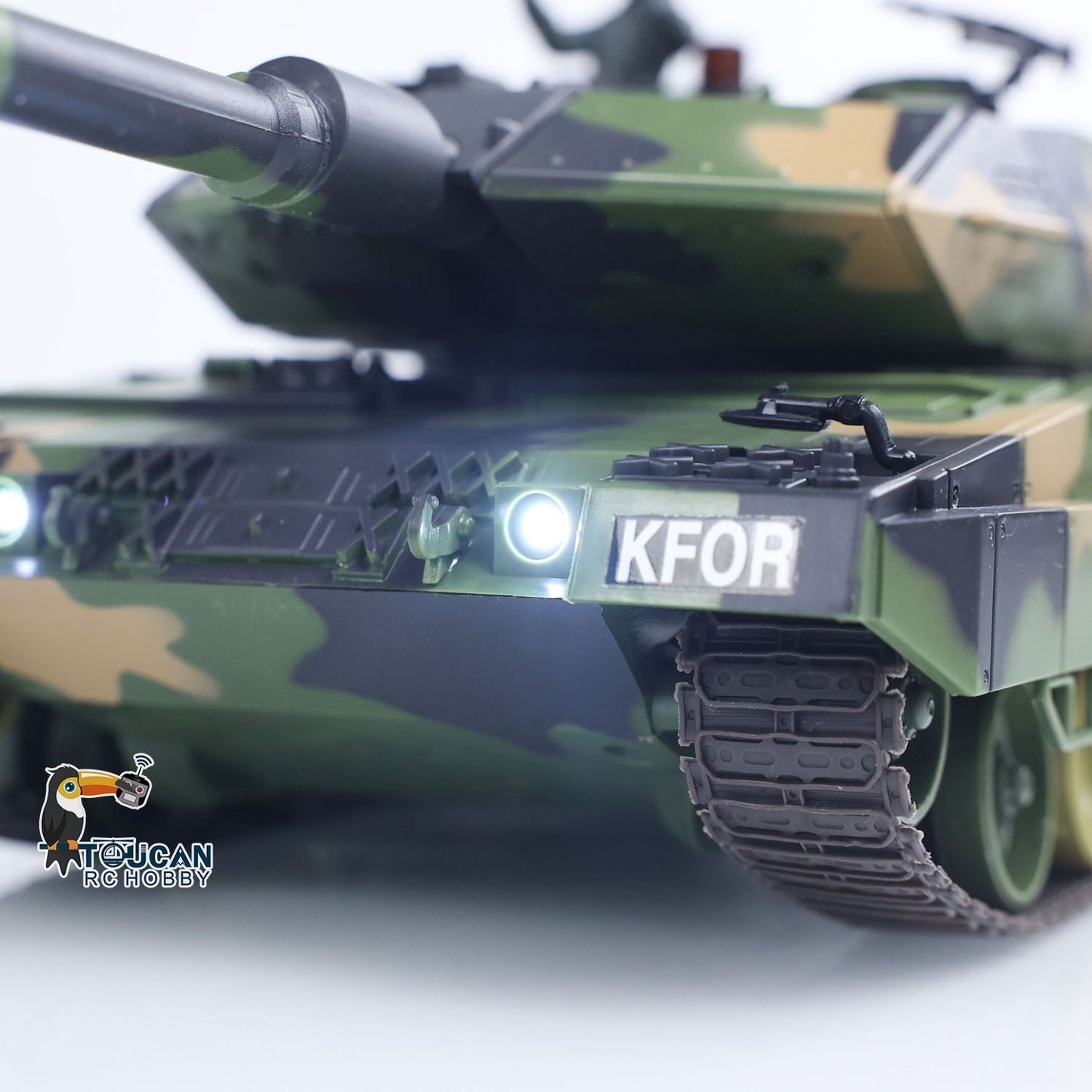 HengLong 3809 2.4GHz 1/24 RC Tank Leopard 2 A5 Remote Control Battle Tank Model BB Infrared Battle Spray Water Battery Radio