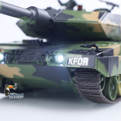 HengLong 3809 2.4GHz 1/24 RC Tank Leopard 2 A5 Remote Control Battle Tank Model BB Infrared Battle Spray Water Battery Radio