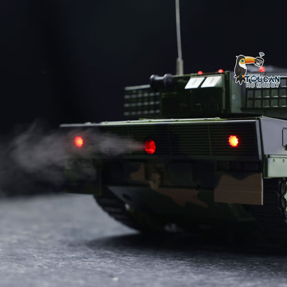 HengLong 3809 2.4GHz 1/24 RC Tank Leopard 2 A5 Remote Control Battle Tank Model BB Infrared Battle Spray Water Battery Radio